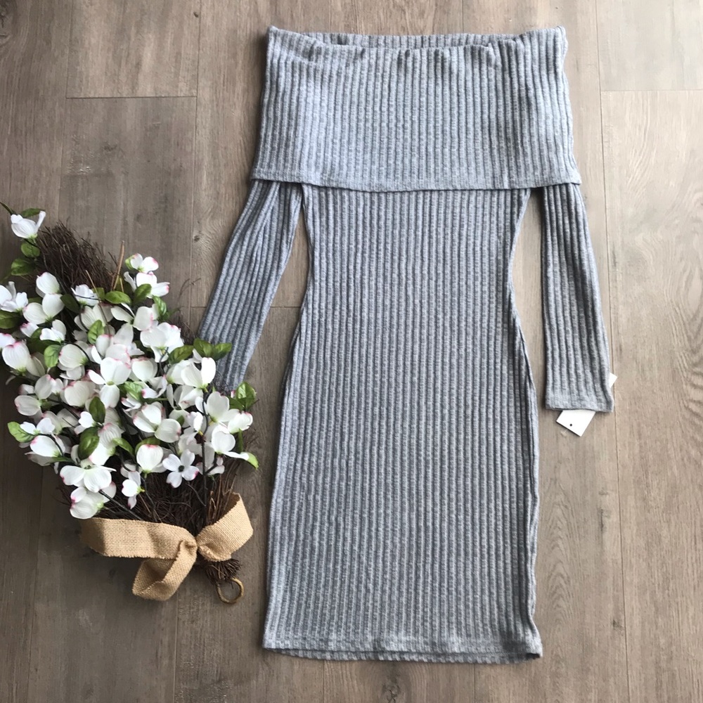 Long sleeve sweater dress Brand new